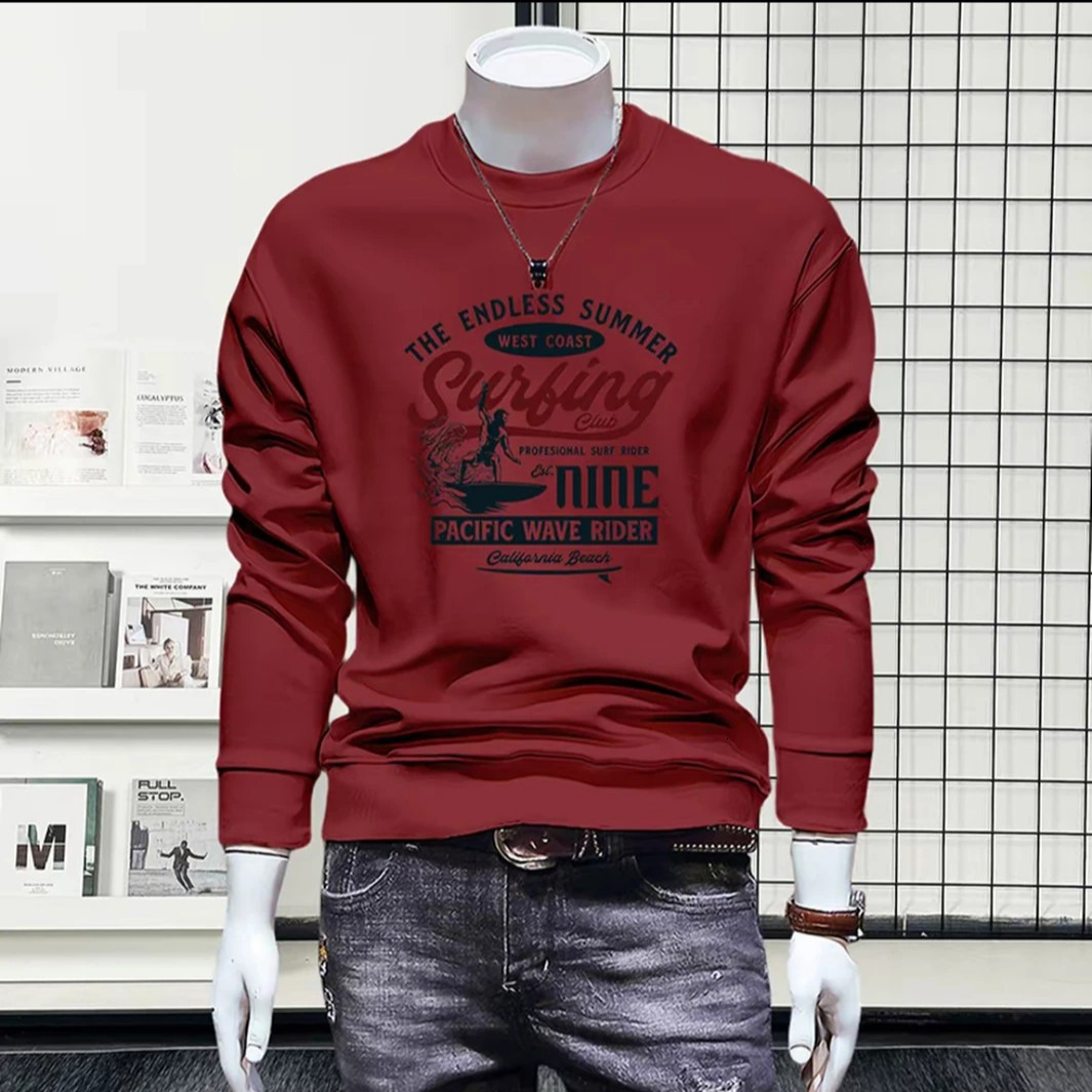 Autumn Men's Swetshirt With Round Neck New Trendy Fshion Letter Print Verstile Long-sleeve Designer Hoodie Csul Swetshirt