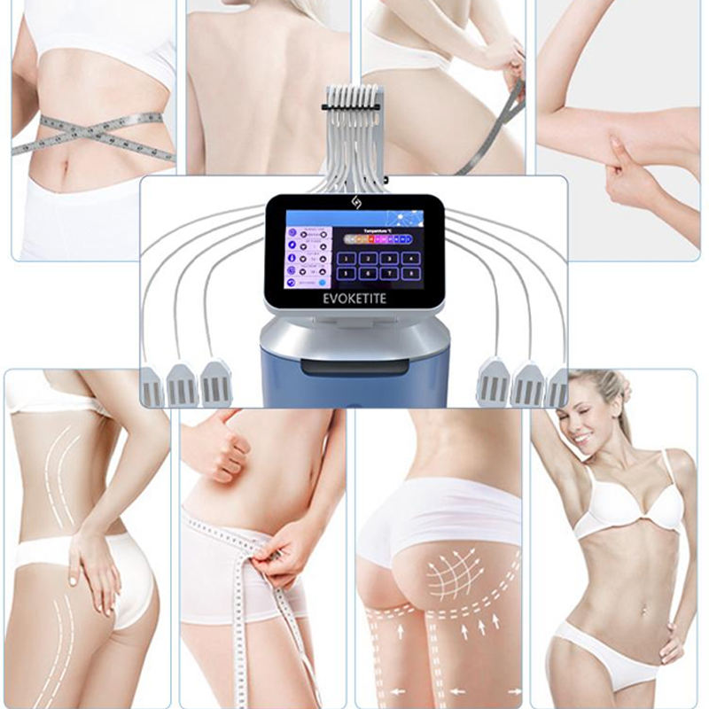 RF Thermal Machine with 8 Handles Body Evoke Fat Dissolving Weight Loss for the Face and Body Slimming Equipment