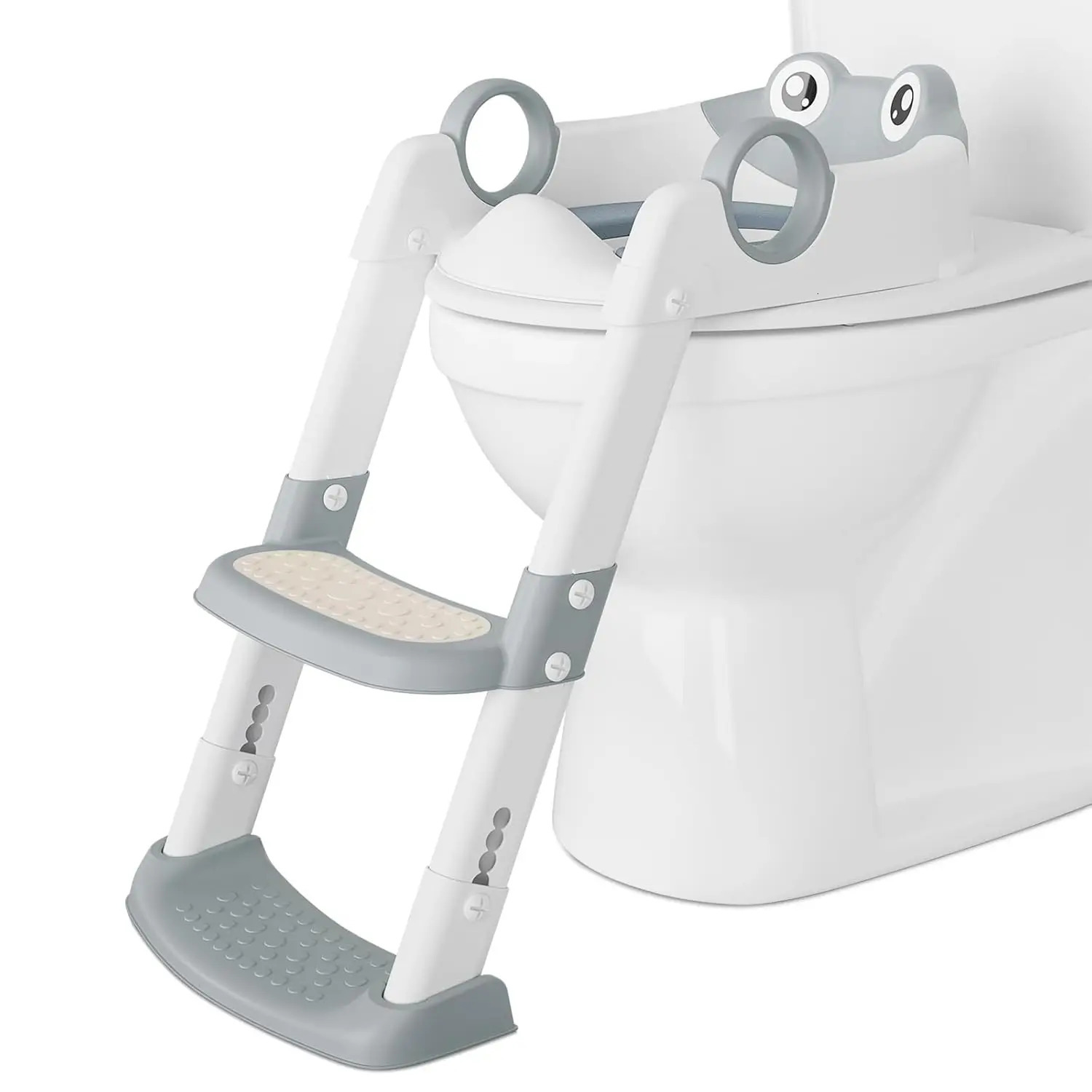 Potty Training Seat with Adjustable Height Step Stool Ladder AntiSlip Pads for Safety Toddler Toilet Trainer Girls Boys 260311