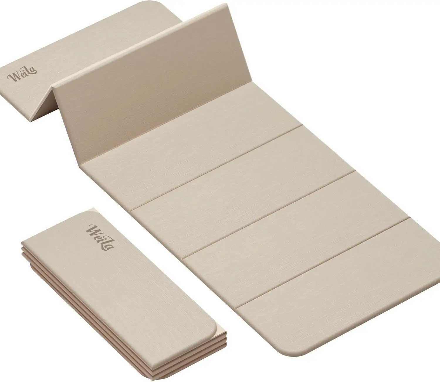 Extra Thick Yoga Mat 69x24 Inch Non-Slip Exercise Mat for Home Gym Foldable for Travel Camping M260312