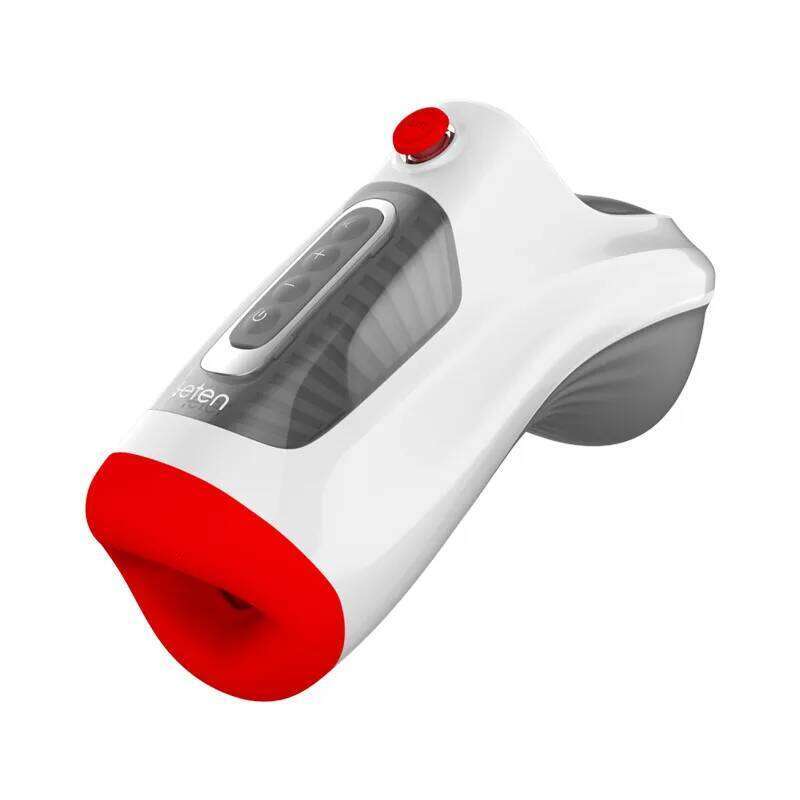 2021 New Upgrade Real Oral Blowjob Male Masturbator Deep Throat Air Control Vacuum Sucking Vibrating Machine Sex Toy For Men Z260312