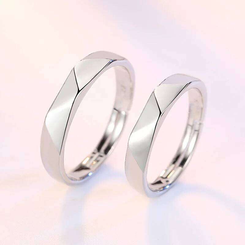 Real 925 Stelring Silver New Man's High Quality Jewelry Fashion Couple Ring For Women XY0393 W260311