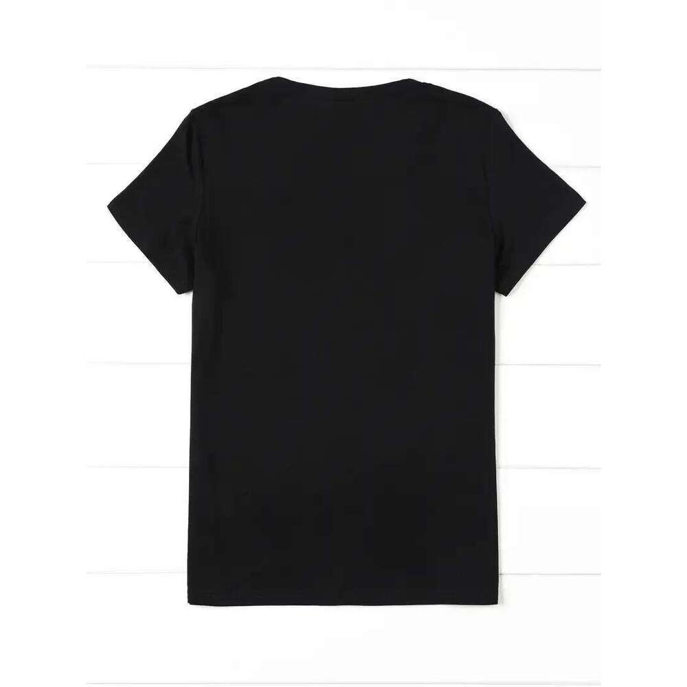 Women's Casual Graphic T-Shirt with Playful Chick PEW MADAFAKAS Print Short Sleeve T Shirt Clothing Top Tee Z260312
