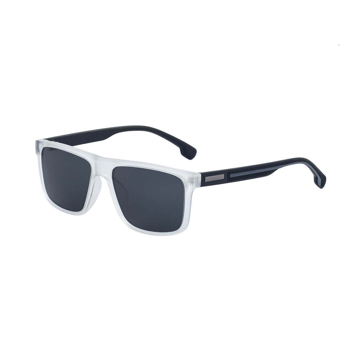 2026 New Fashion Square Frame Polarized Men with PC Legs, Versatile and Simple Outdoor Sun Protection Sunglasses for Men,