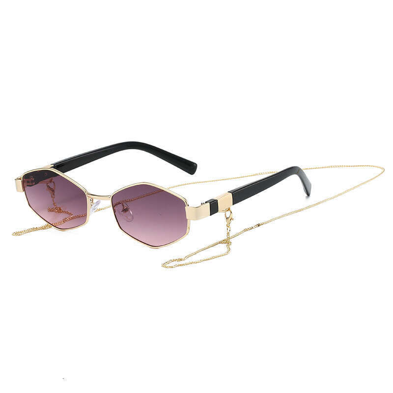 Sunglasses Polygonal Metal Frame European American Style Personality Design with Decorative Accents for Street Photography Daily Outdoor Wear Gift Hig