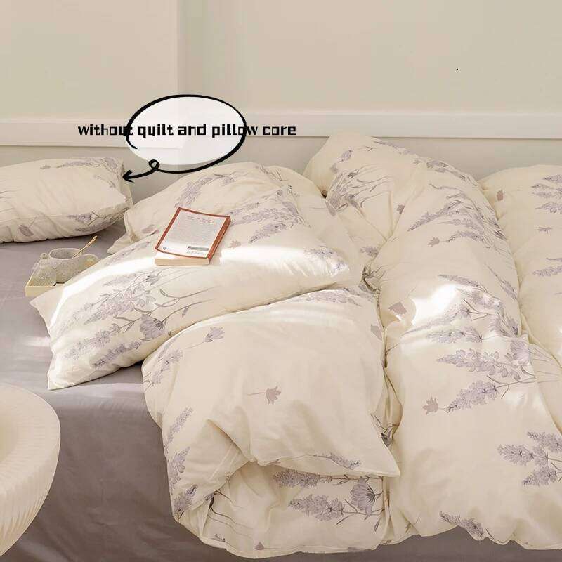 3pcs Floral Duvet Cover Set Pillowcases No Filling no flat sheet Twin Single Queen Size Girls Bedding Linen H260312