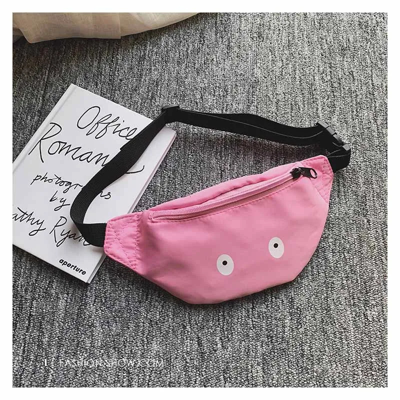 Kids Waist Pack Cute Eyes Chest Bag Boy Girl Adjustable Fanny Belt Bags 260311