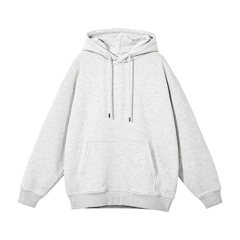 Spring And Autumn New Model 320g Heavyweight Cotton Hooded Sweatshirt For Men Designer Hoodie Ins Hong Kong Style Loose Fit Trendy Brand Plain Jacket