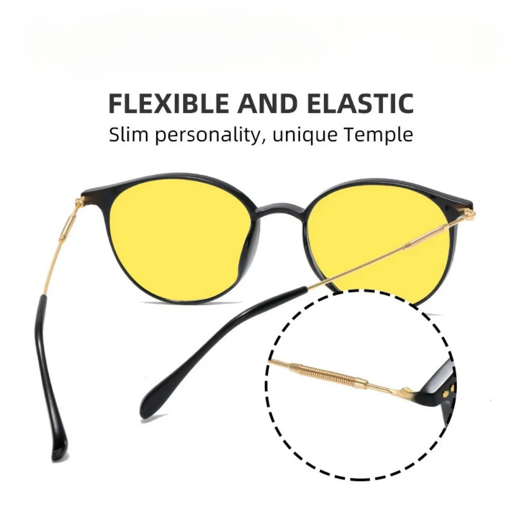 Korean Version Color Changing Night Vision Goggles Ultra Light and Fashionable Personalized Protective Glasses 260302