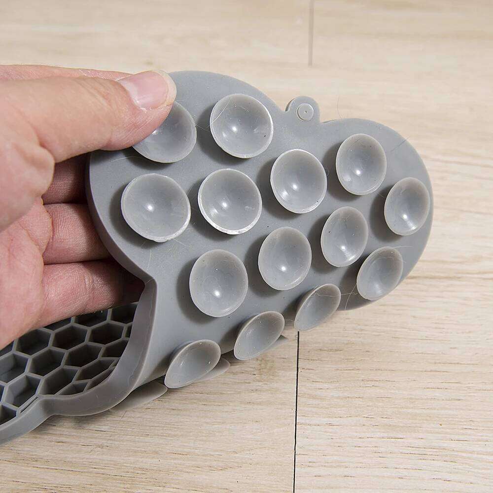Slow Food Bone Silicone Licking Pad Mat Placemats Pet Feeding Dog Cats Dogs Supplies 26Y0312