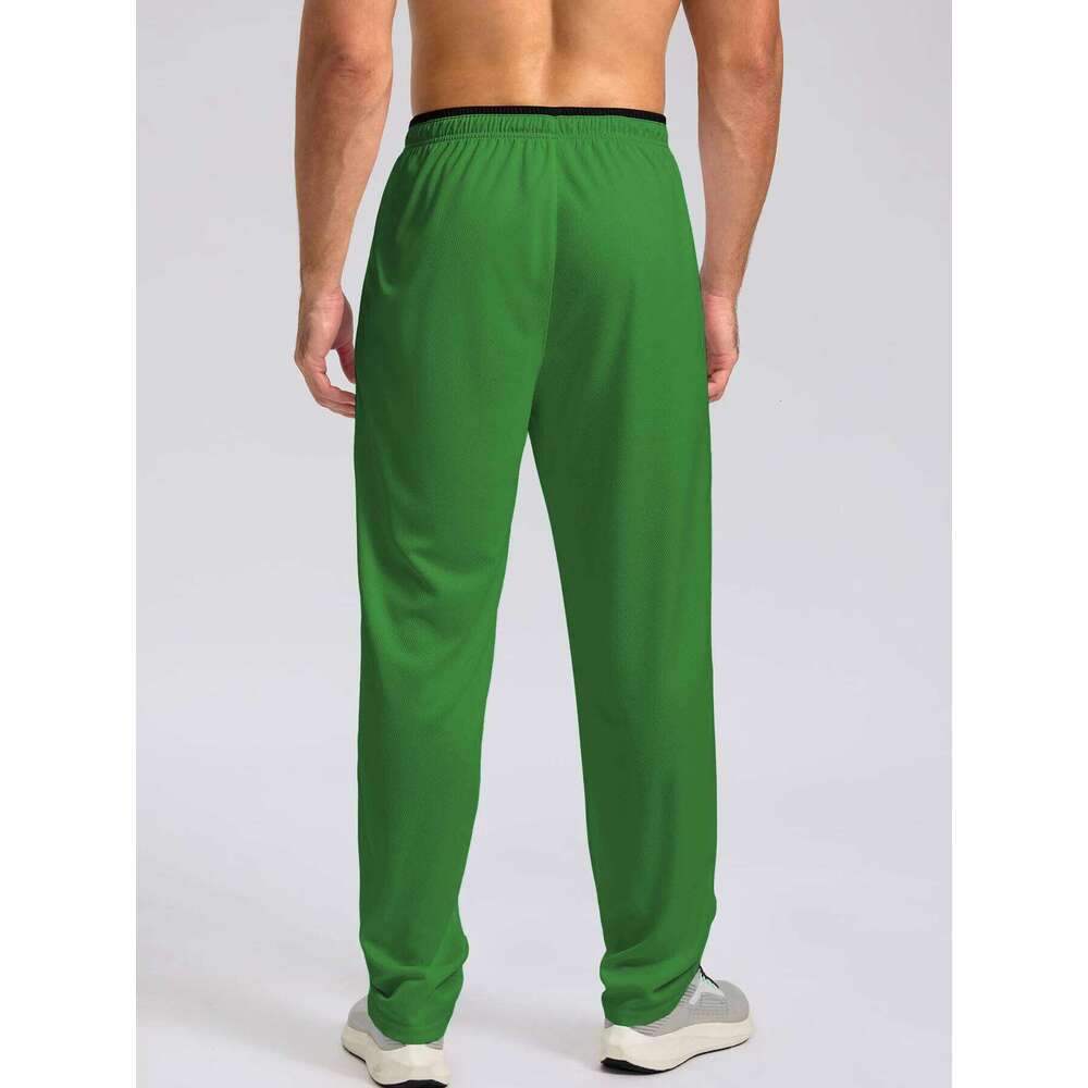 Men's Quick Dry Breathable Lightweight Activewear Pants with Elastic Waist And Zipper Pockets for Gym Casual Fitness Running Hik