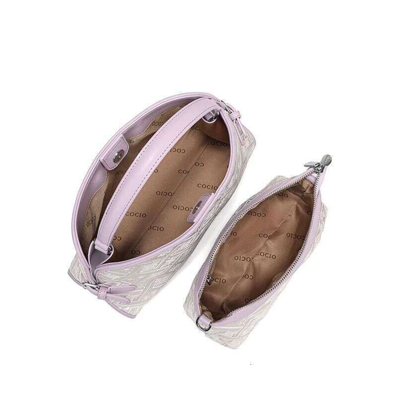 COCIO2026 Brocade Series Handbag Shoulder Fashionable Elegant Temperament Women's Bag This Year's Trend New Arrival