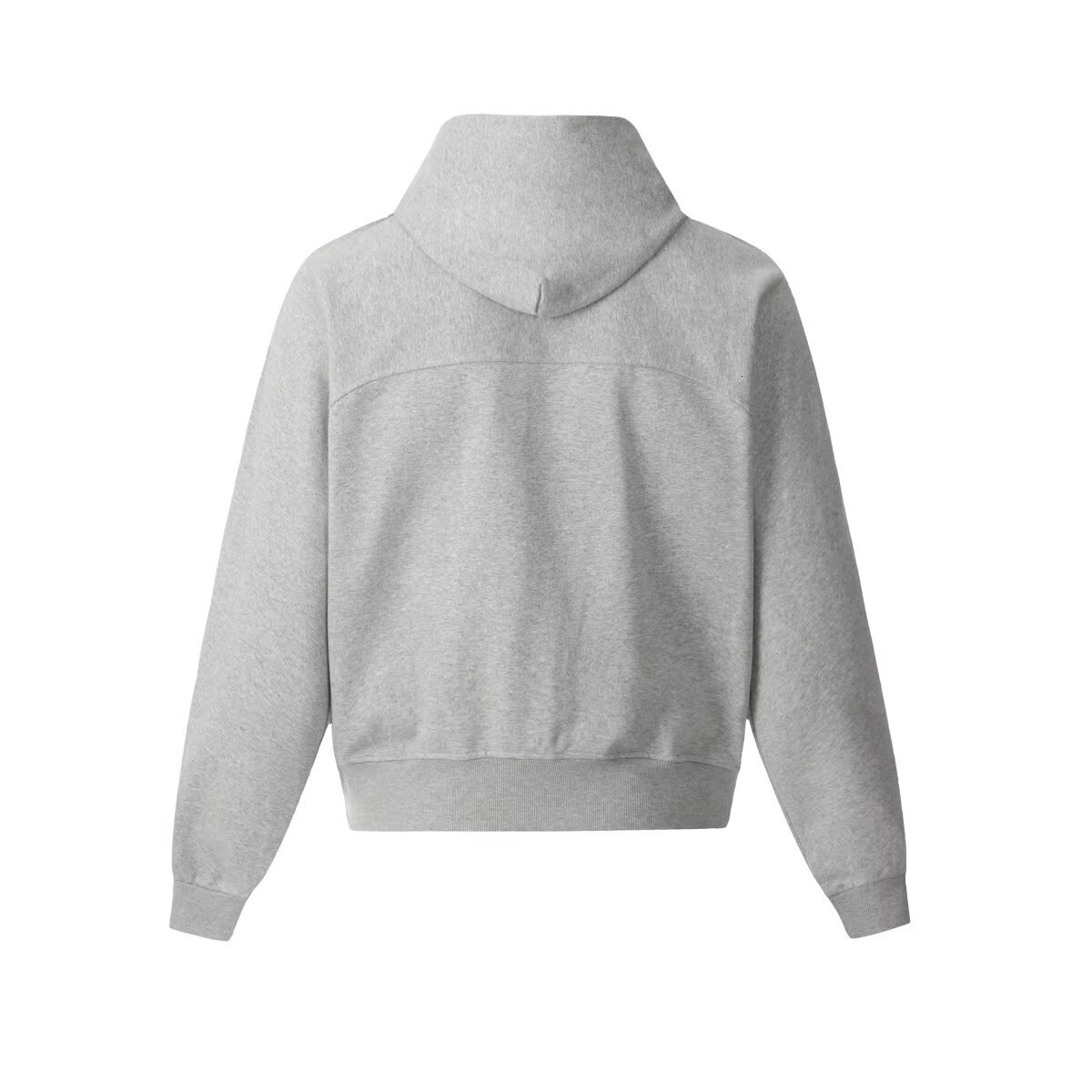 Heavy-duty Patchwork Hooded Zip-up Cardigan Jacket New Spring/autumn Designer Hoodie Long-sleeve Versatile Slim-fit Plain Sweatshirt Loose Hoodie