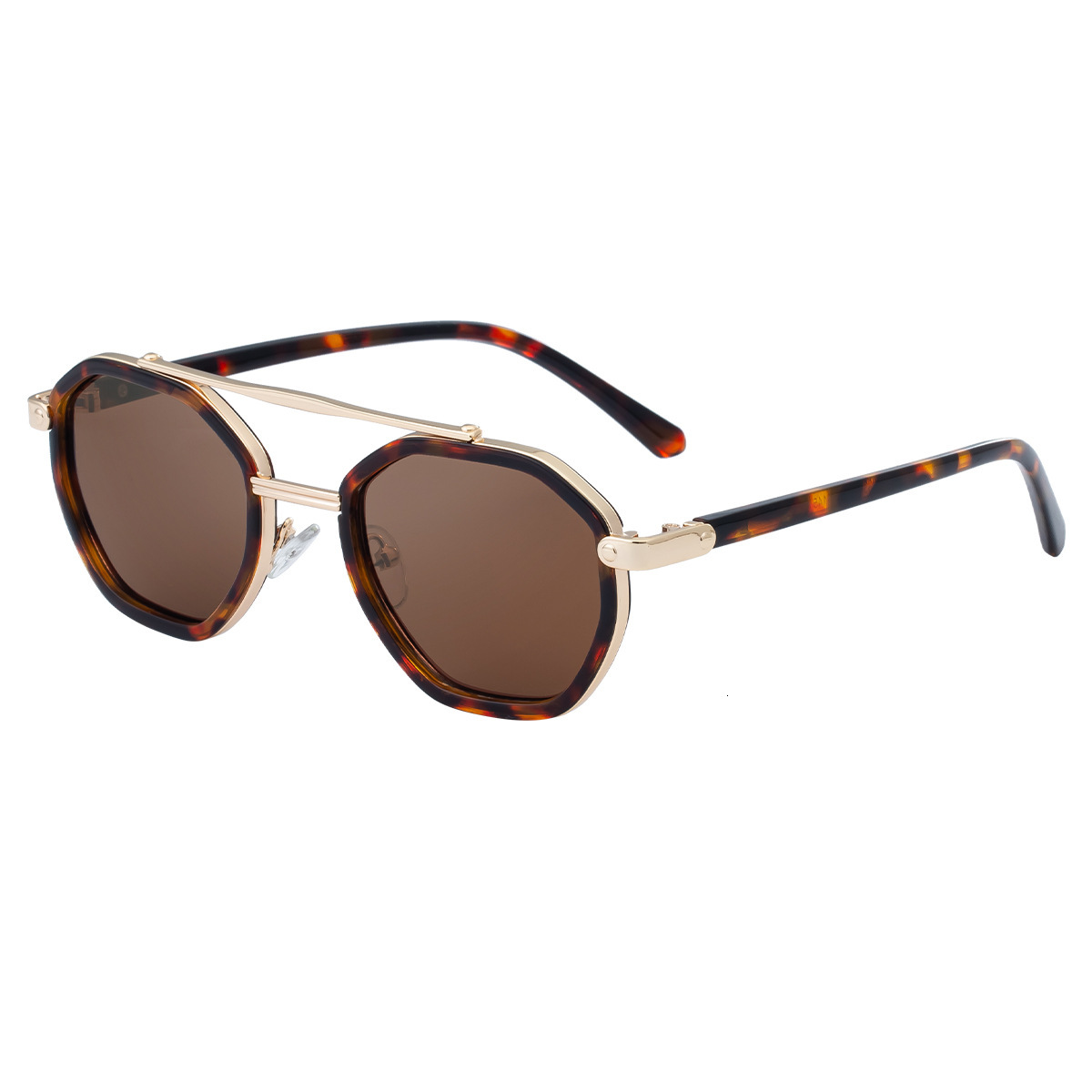High-definition polarized for men, 2026 model, square frame glasses, high-end retro double-bridge premium sunglasses