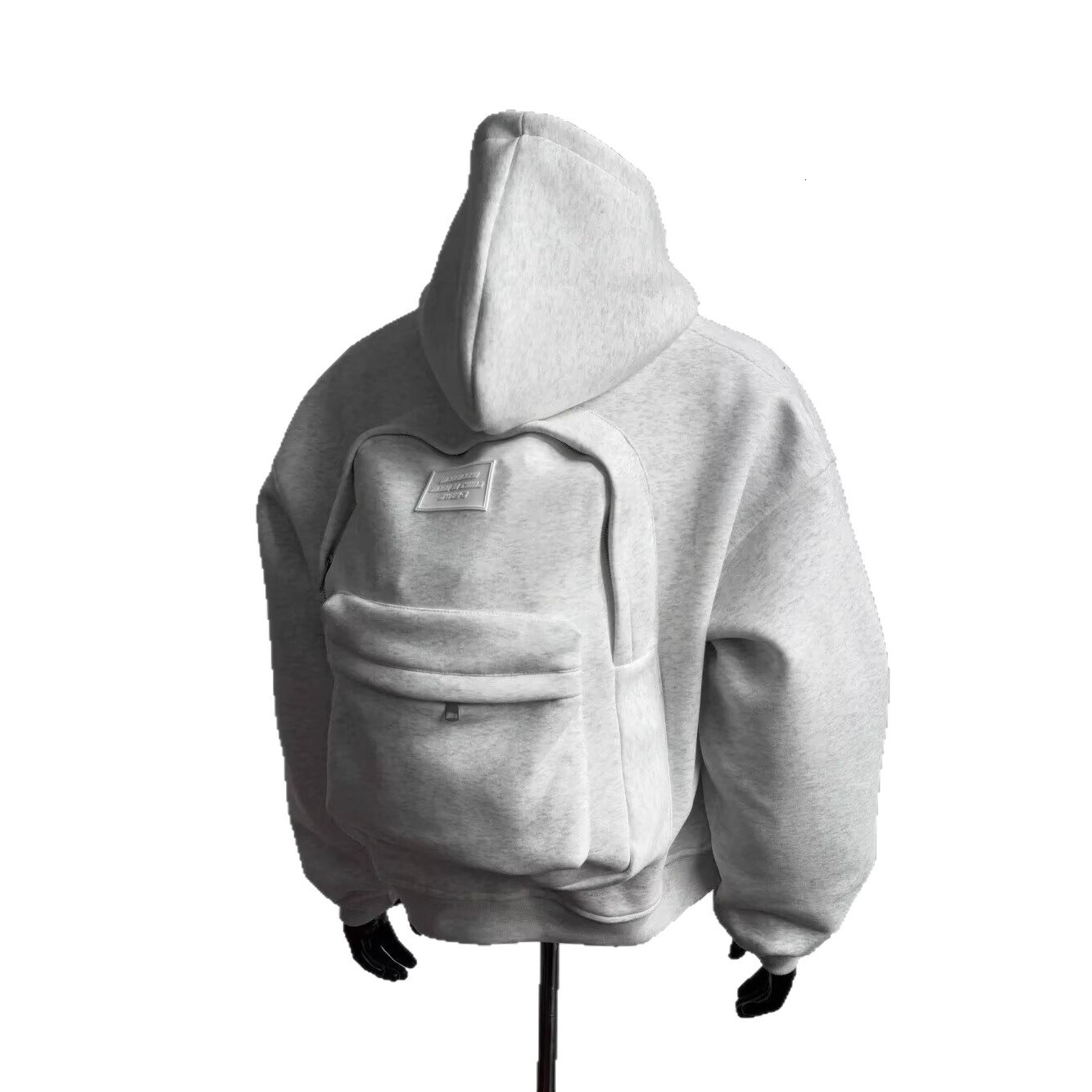 Extra Large Size Designer Hoodie 150kg Hoodie With Backpack Design Men's Summer Fashion Brand High-end Feel Ins-style Zip-up Jacket