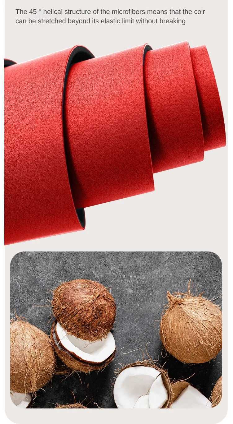 Zen Rhyme Frosted Pu Natural Rubber Yoga Mat Sweat Absorbing Sports Fitness Home Thick Workout Fitness Gym Exercise Gymnastics M260312