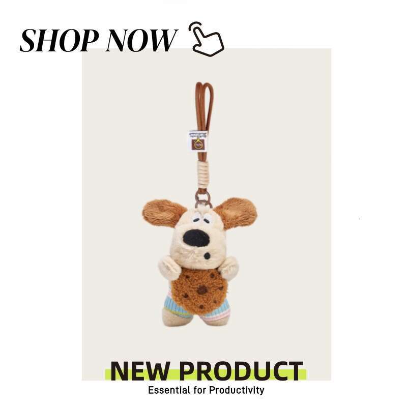 Keychain Internet Celebrity Cute Backpack Doll Mascot Dog Plush Cartoon Bag Pendant Gift