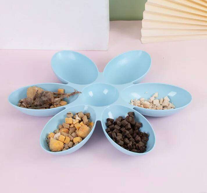 Petal Baby Milk Special Multi functional Cat and Dog Food Bowl Upgrade Pet Lunch Time 26Y0312