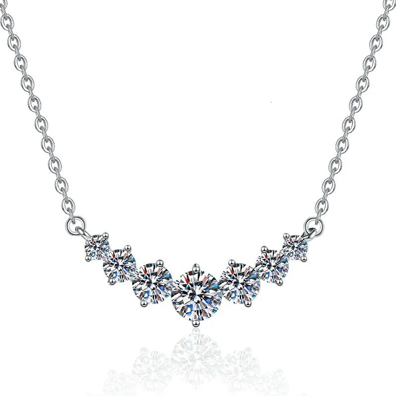 925 Sterling Silver Necklace Pendant for Women Wedding Jewelry Fine Accessories Fashion Party Gifts 260311