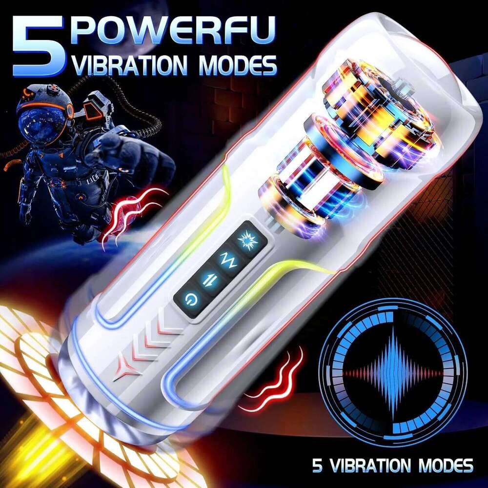 Automatic Male Masturbator Heated Telescopic Sucking Blowjob Machines Masturbation Cup Penis Pump Adult Goods Sex Toys for Man Z260312