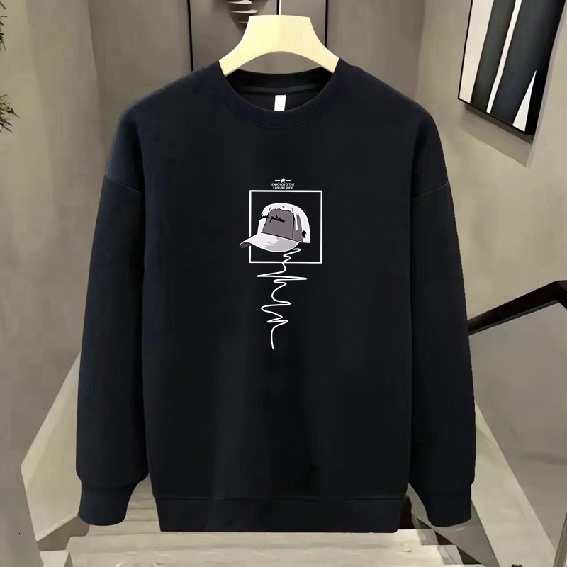 Wholesale Men's Sweatshirt Autumn New Sports Crew Designer Hoodie Neck Style Casual Men's Top Trendy Fashion Men's Jacket