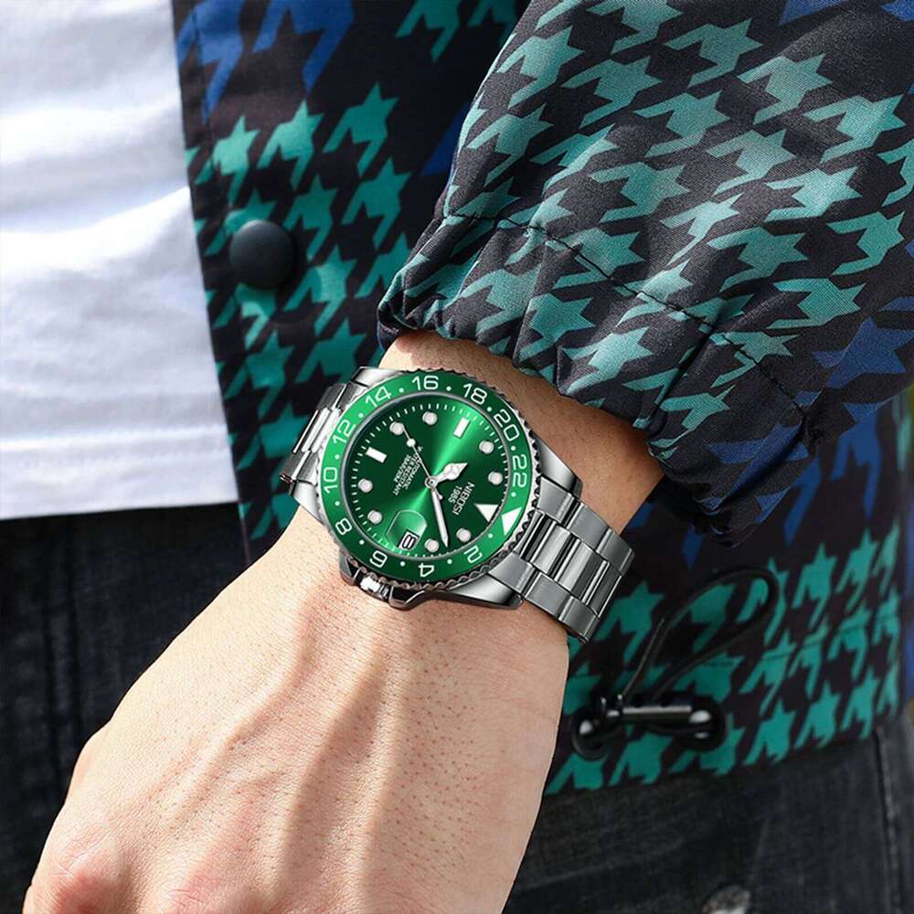 NIBOSI Men's Watches Blind Box Surprise Mysterious Fashion Trend Quartz Top Brand Luxury Week Date Watch Men Reloj Hombre