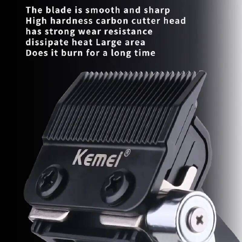 KM-2296 Kemei Professional Rechargeable Adjustable Hair Clipper Fast Charging USB Carving Barber Salon C260312