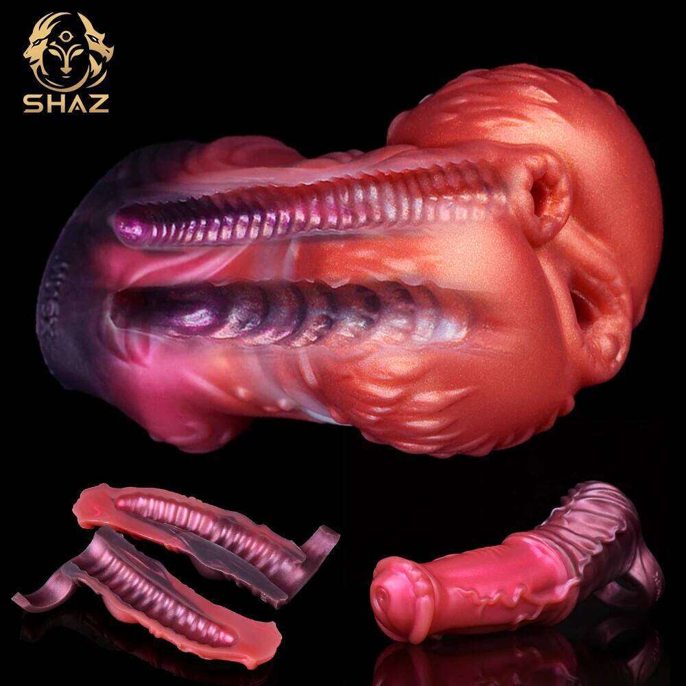 SHAZ Fantasy Horse Masturbation Cup Soft Silicone Male Masturbator Realistic Vagina Prostate Massage Pussy Sex Toys for Adult Z260312