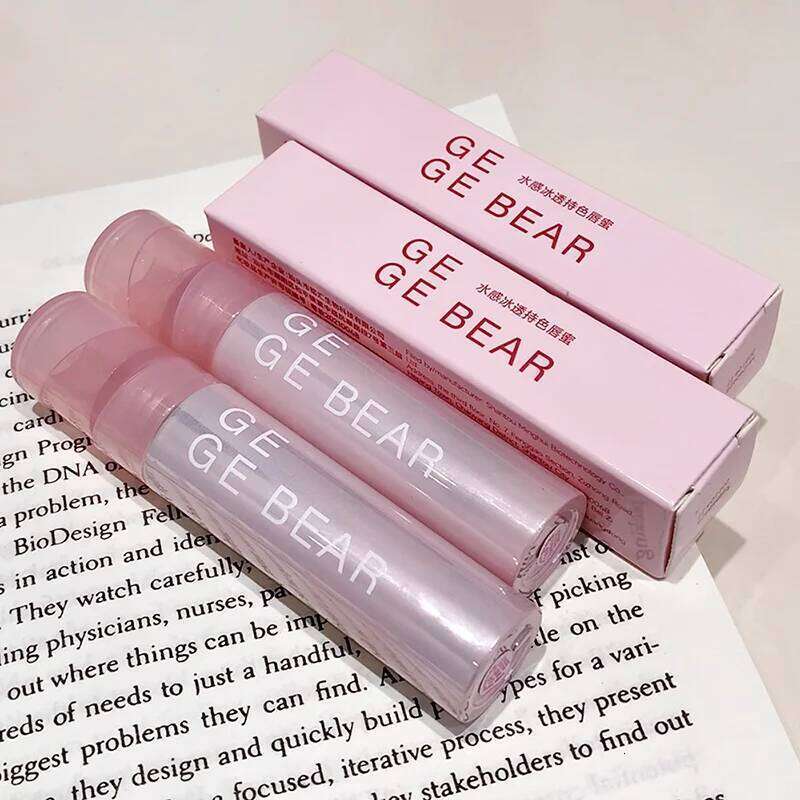 Water Sense Ice Translucent color Lip gloss Mirror light toot lips appear tender pure water to hold makeup lip glaze W260311