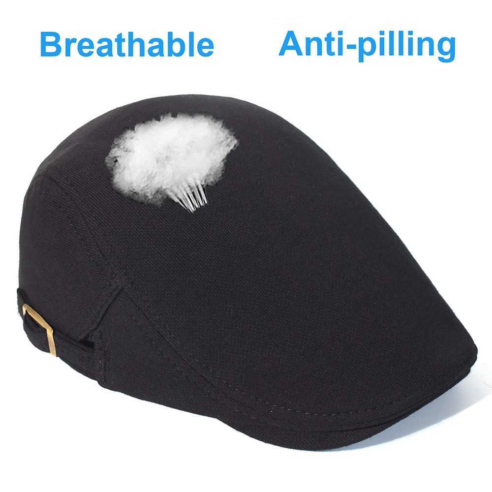 Cotton Adjustable Newsboy Caps Men Woman Casual Beret Flat Ivy Cap Soft Solid Color Driving Cabbie Hats H260312 - view 5