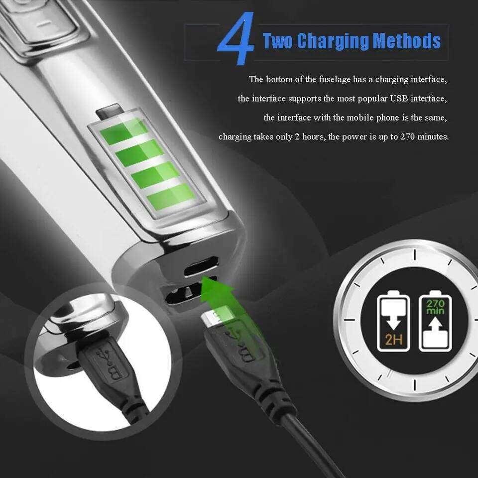 Kemei Professional Beard Trimmer for Men Adjustable Speed LED Digital Hair Clipper Carving Clippers Electric Razor C260312