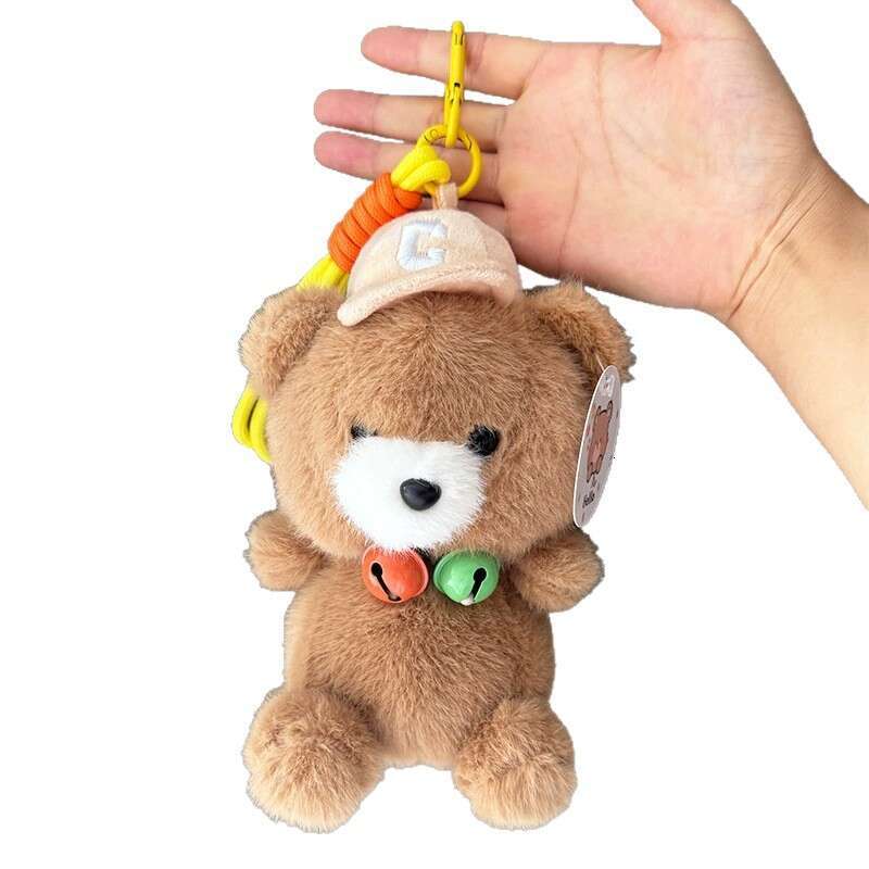 Plush Elephant Keychain for Desk Companion, Backpack Bag Pendant, Cute Baby Soothing Ornament