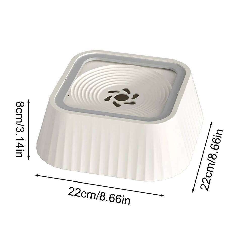 1PC Pet Floating Dog And Cat Neck Protection Non-Slip Floatation Water Tray Pets Drinking Bowl 26Y0312