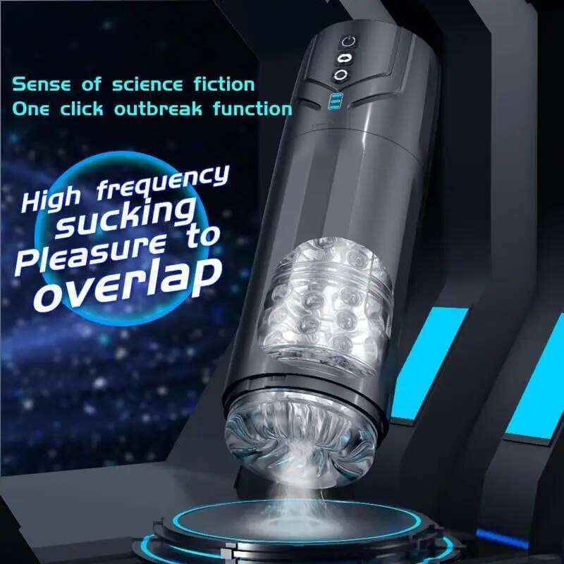 Pocket Pussy Automatic Male Toy Adult Toys Rotating Deep Clamping Labia Sucking Penis Stroker Realistic Vaginal Sleeve Z260312