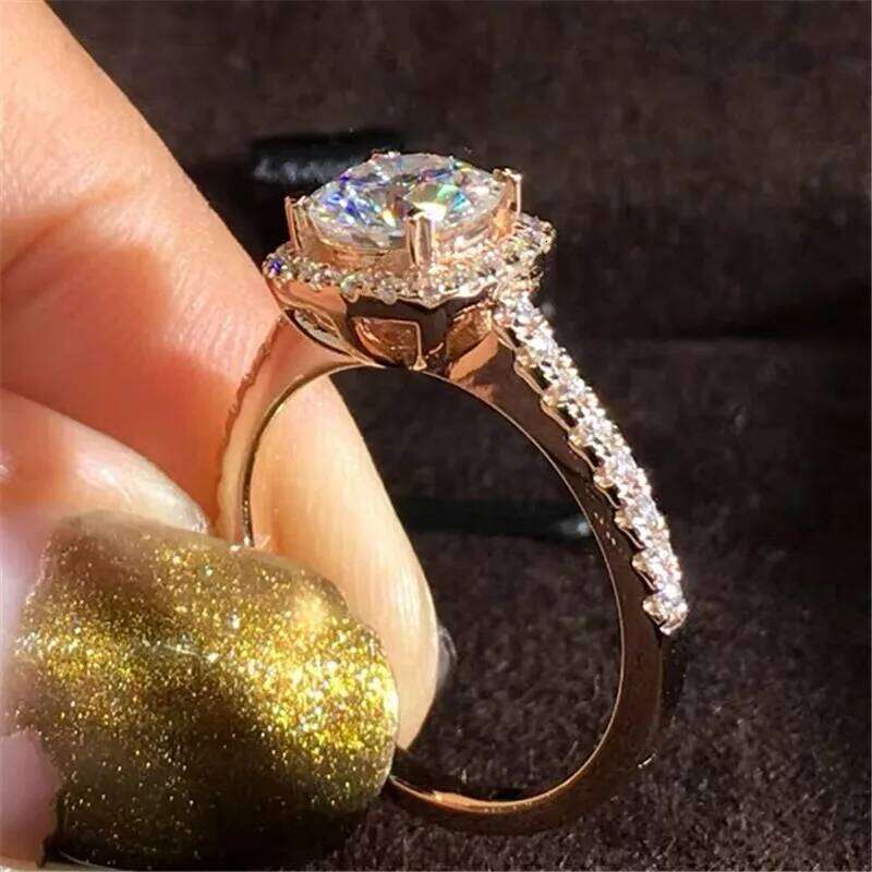 CC Jewelry Fashion Rings For Womens Luxury Gold Color Square Stone Anneau Engagement Bijoux Bridal Wedding Ring CC627 H260312