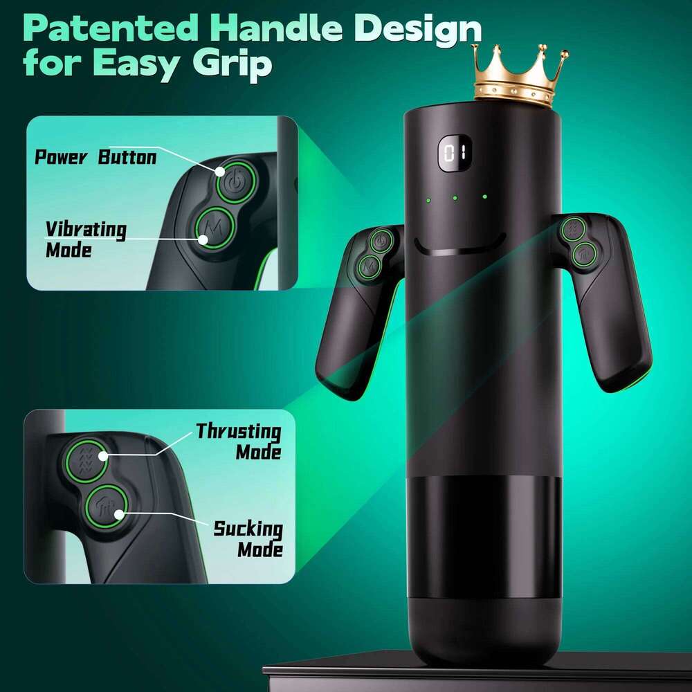 3 IN 1 Automatic Sucking Masturbation Cup with Handle Double layer telescopic Male Stroker Pocket Pussy Adult Toy for Men Z260311
