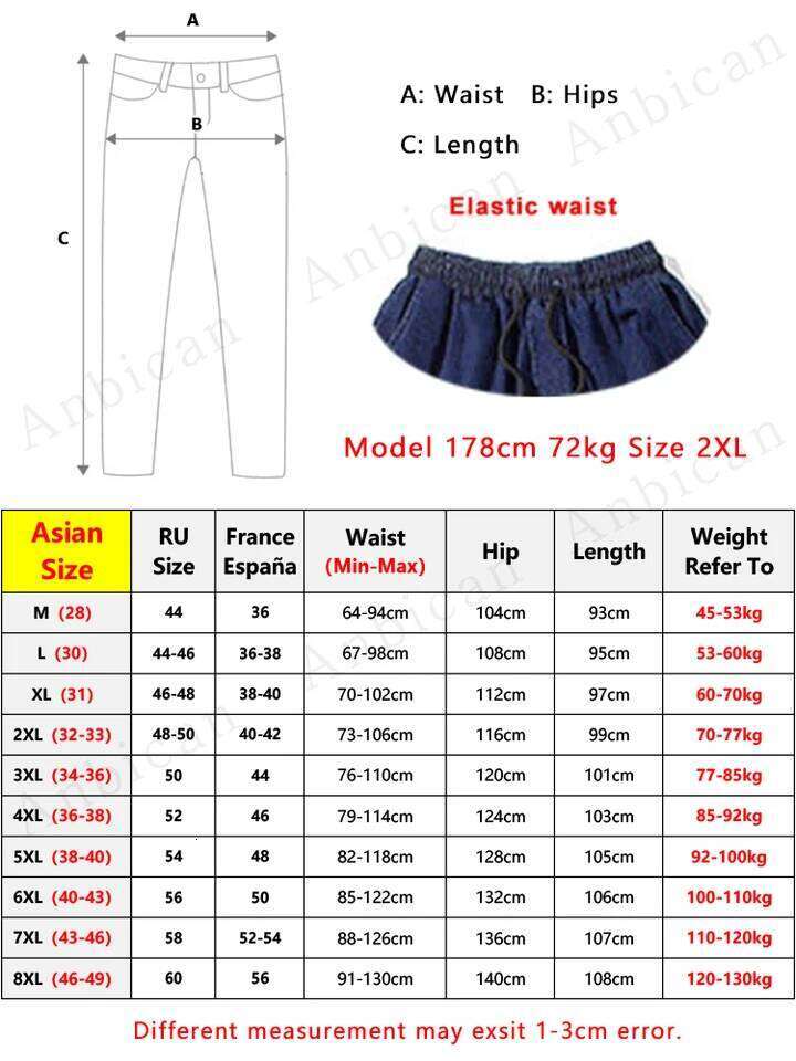 Plus Size Men Loose Joggers Streetwear Harem Jeans Cargo Pants Ankle-Length Denim Trousers 26Y0312