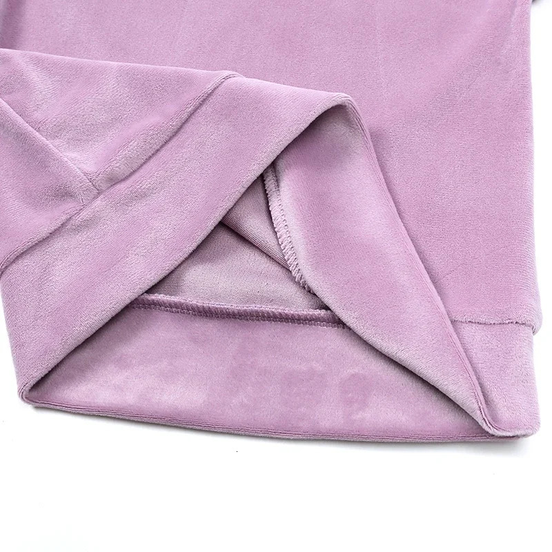 Autumn Winter Children Set Clothes Solid Velvet Kids Girls Clothing Sets Long Sleeve Fashion Home Wear Suit Baby Girl Casualwear 260311