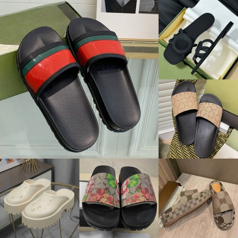 Designer Sandal Sandals Women Slides Slippers Beach Summer Luxury Mules Leather Waterproof Comfort Black 36-45