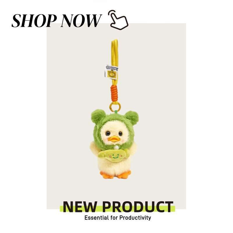 Candy Little Duck Bag Pendant Car Keychain Doll Cute Cartoon Plush Toy