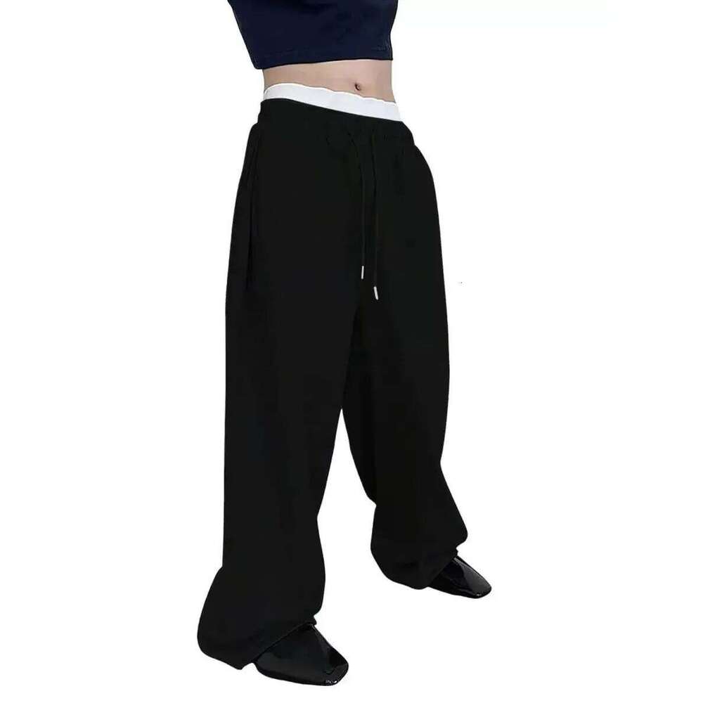 New Y2K Style Baggy Joggers for Men Hip Hop Cargo Oversized Street Fashion Trousers Casual Loose Fit Pants