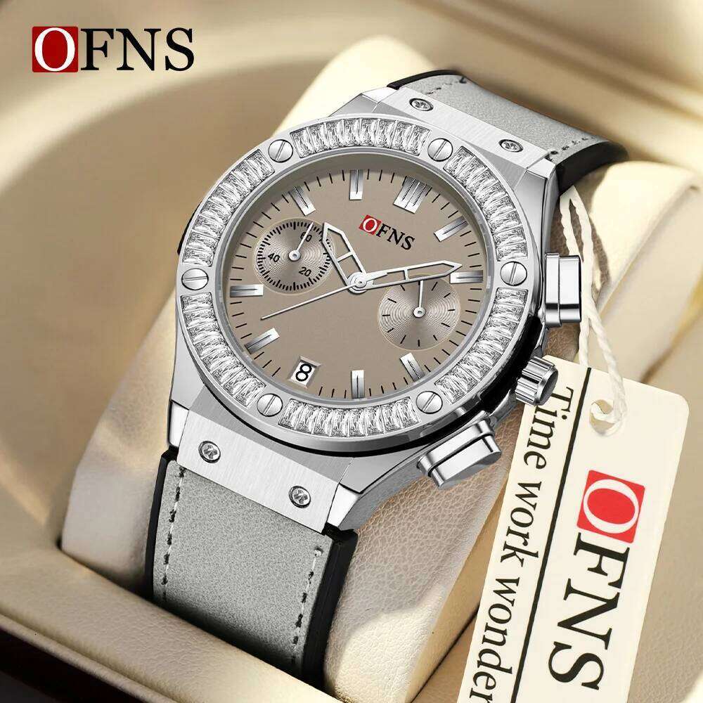 OFNS New 1530 Fashion Waterproof Luminous Calendar Luxury Women's Quartz Watch 2025