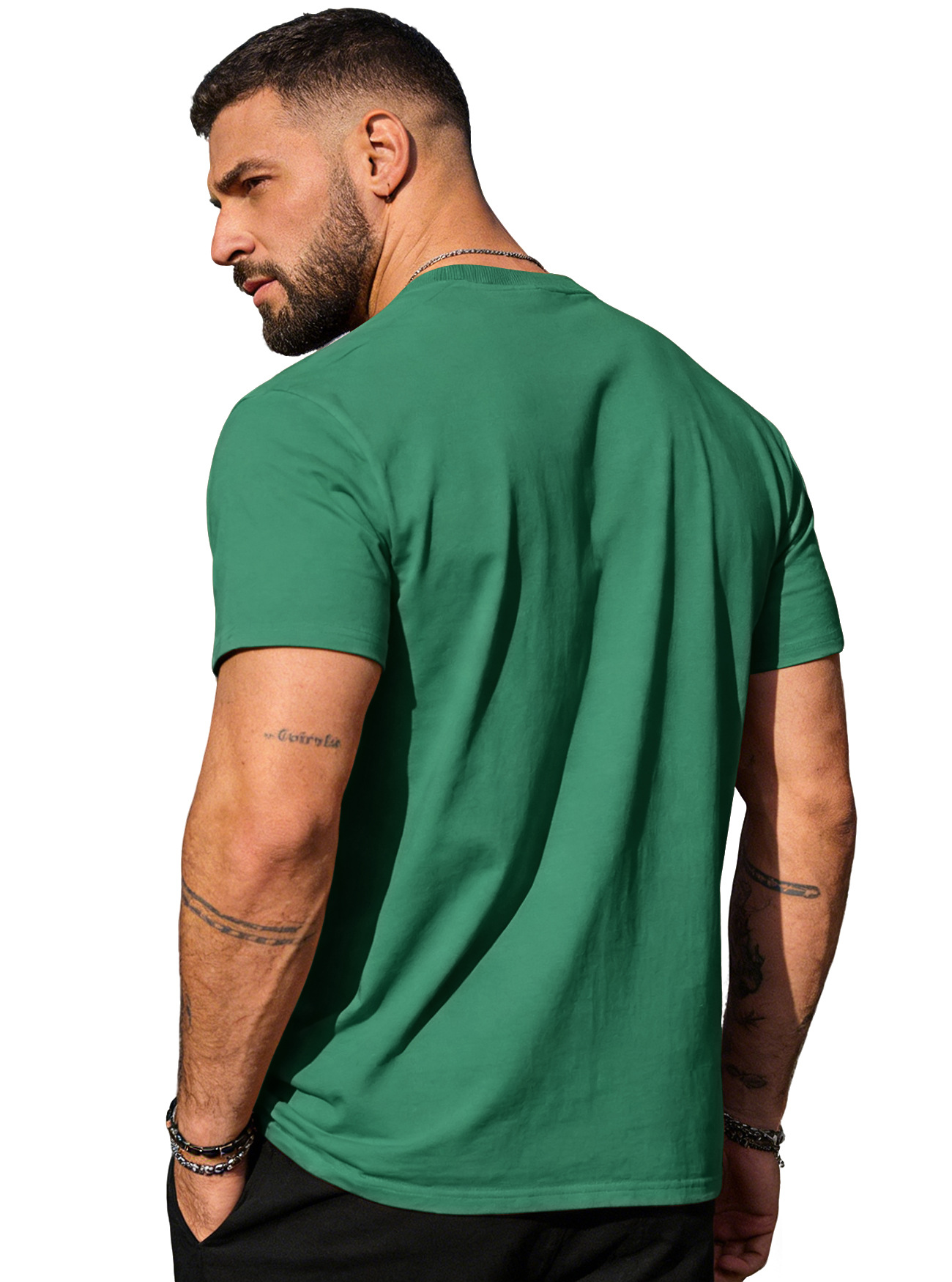 Men's T-Shirts Cotton Summer Men's Athleisure Workout short sleeve Muscle Fitness T-shirt High Quality Gym Sport Shirt