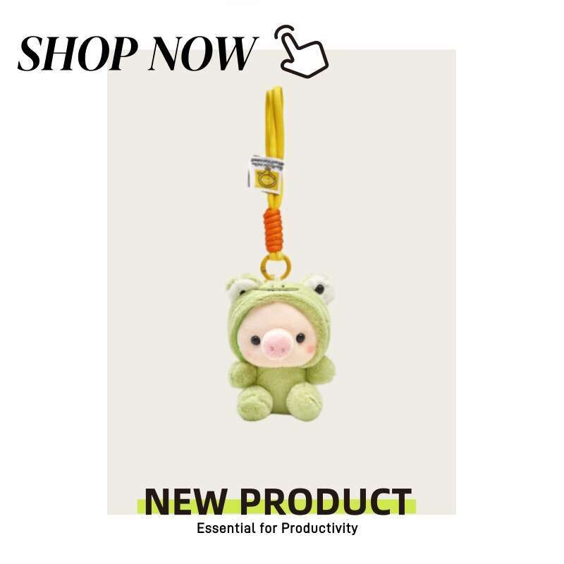 Bag Pendant Girl Doll Small Toy Backpack Decoration Cute Transformed Pig Plush Keychain Cartoon Couple