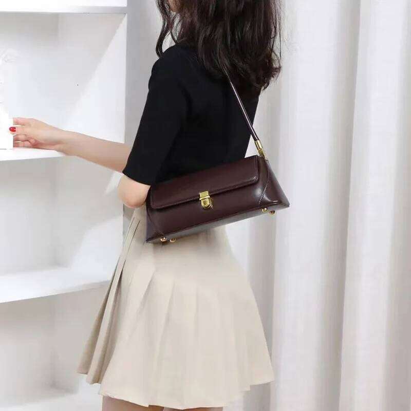 Korean Genuine bag women Shoulder Underarm Luxury cowhide Leather Phone Bag for ladies casual shopping makeup
