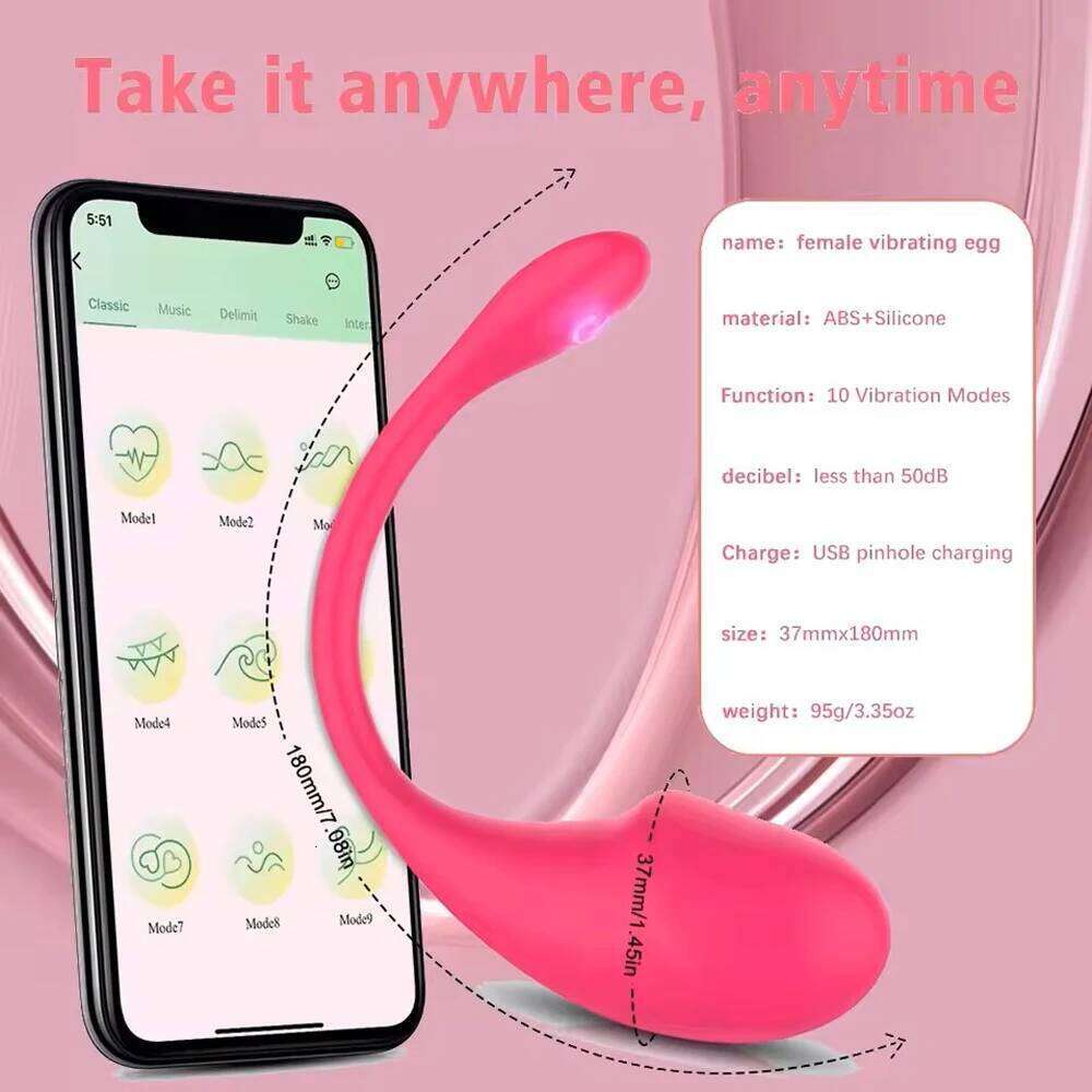 Wireless Bluetooth APP Vibrator Female Remote Control Egg Clitoris Stimulator G Spot Massager Sex Toys for Women Adults Panties Z260312