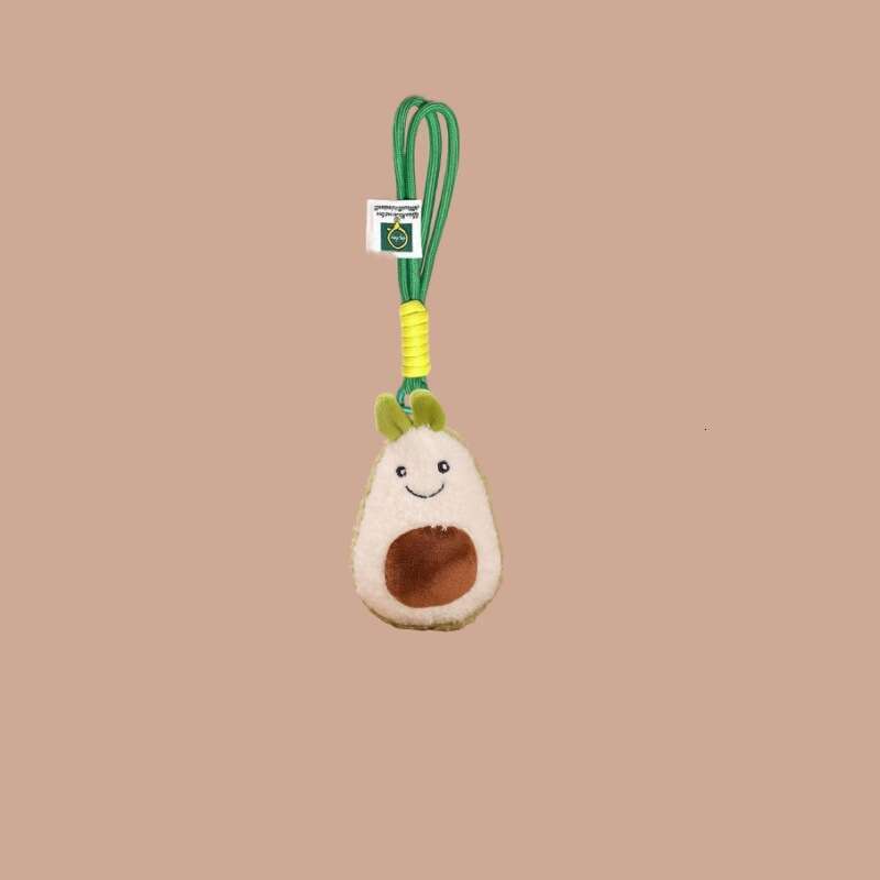 Keychain plush cute fruit claw doll, wedding throw stall toy, gift for girls