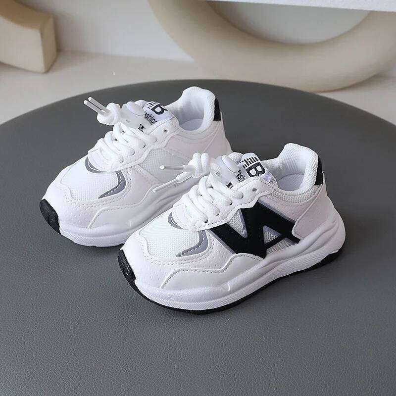 Size 21-30 Kids Sneakers Fashion Boys Mesh Breathable Casual Girls Outdoor Walking Children Non-slip Running Sports Shoes H260312