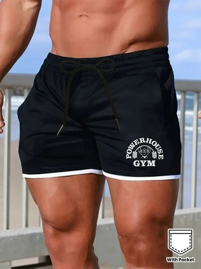 Breathable Mesh Mens Sports Shorts Motorcycle Shirt Basketball Beach Pants Fitness Gym Training Summer 260228