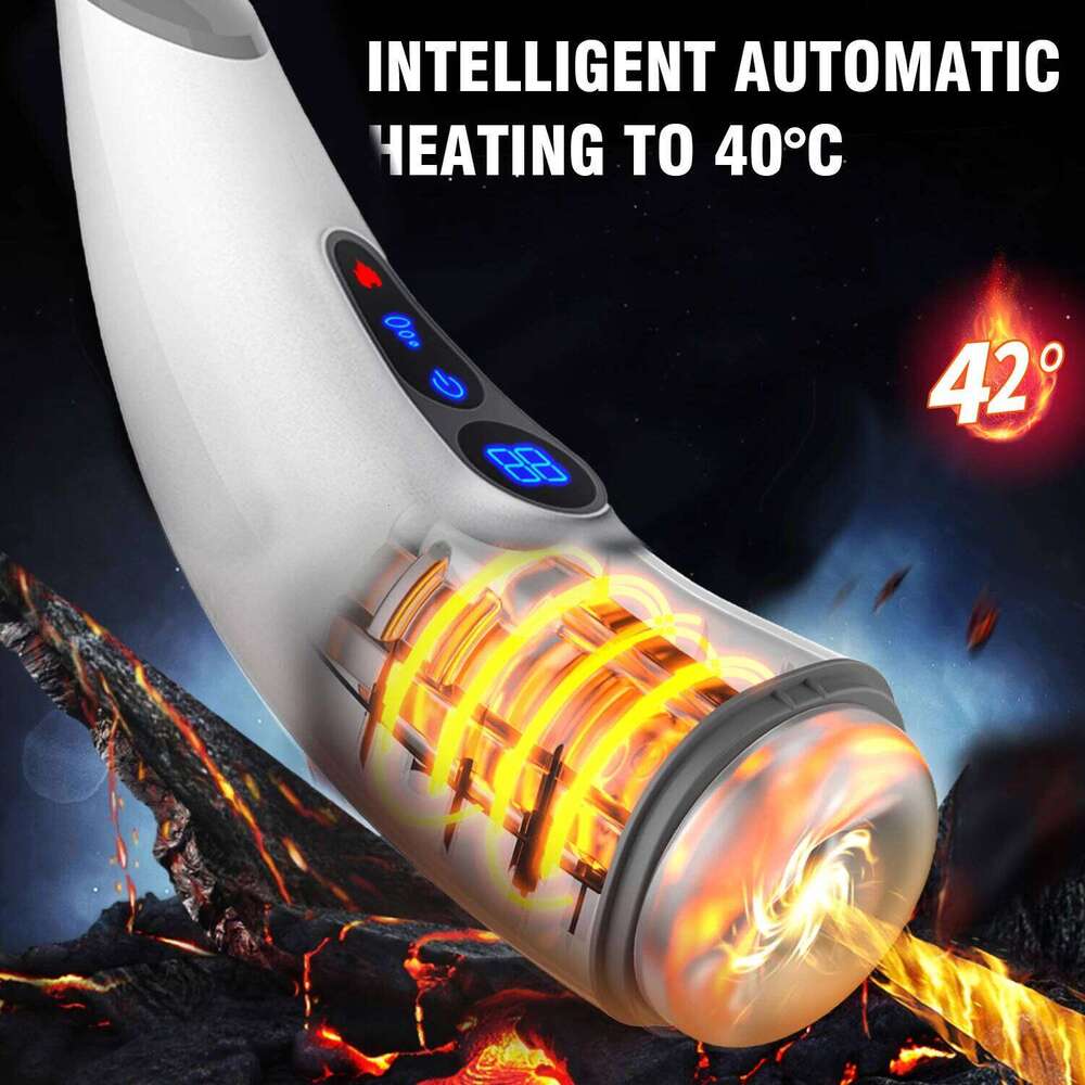 Vagina Sucking Male Masturbator Vibrator Automatic Masturbation Heating Suction Cup Oral Pussy Blowjob Sex Toys For Men Adults Z260311